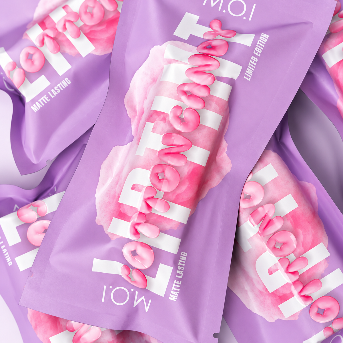 Son kem lì M.O.I - Matte Lasting Lip Tint - Cotton Candy - No.9 Peach Cam Đào