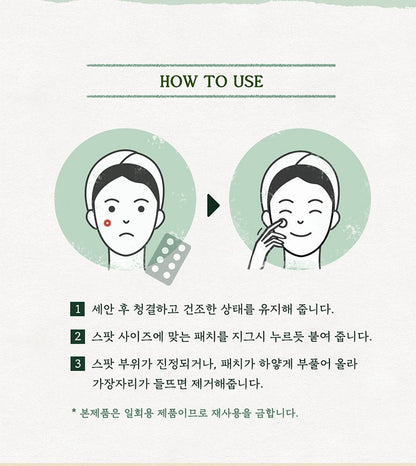 Skinfood Cica Clear Spot Patch – Hướng dẫn sử dụng