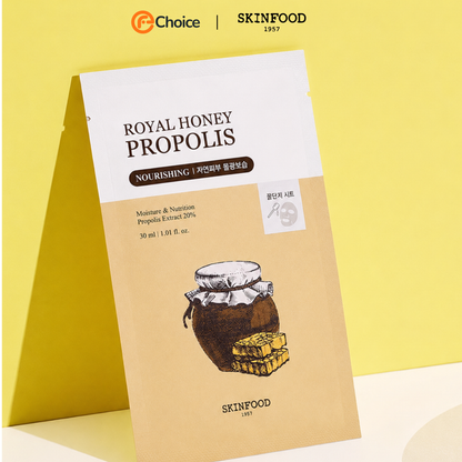 Mặt Nạ Giấy Skinfood Royal Honey Propolis Enrich Mask 30ml