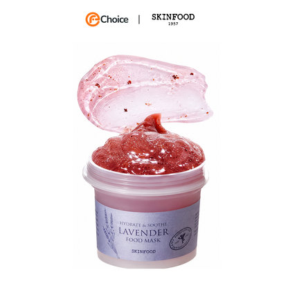 Mặt Nạ Rửa Oai Hương Thuần Chay Skinfood Làm Dịu Và Dưỡng Ẩm Da Vegan Lavender Food Mask 120g