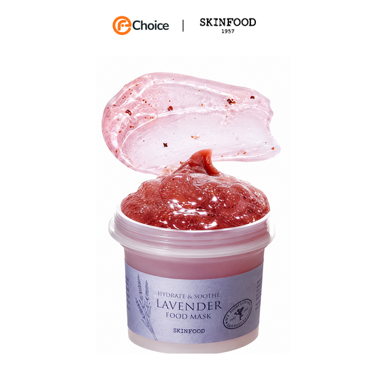 Mặt Nạ Rửa Oai Hương Thuần Chay Skinfood Làm Dịu Và Dưỡng Ẩm Da Vegan Lavender Food Mask 120g