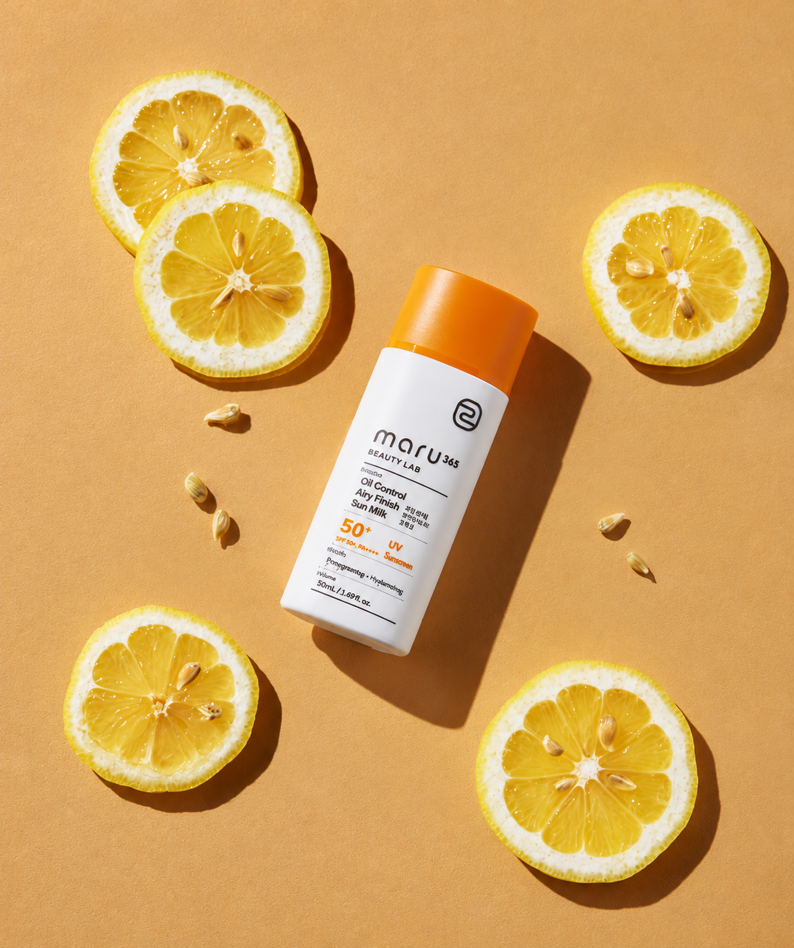 Maru365 Beauty Lab Oil Control Airy Finish Sun Milk SPF50+ PA++++ 50ml