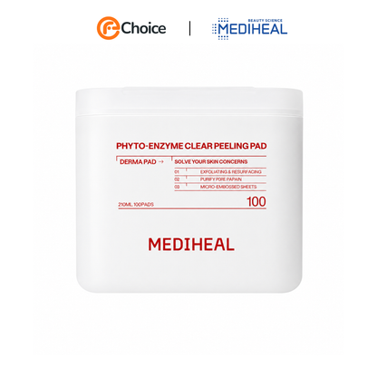 Toner Pad Tẩy Tế Bào Chết Dịu Nhẹ Mediheal Phyto-Enzyme Peeling Pad 90 Miếng