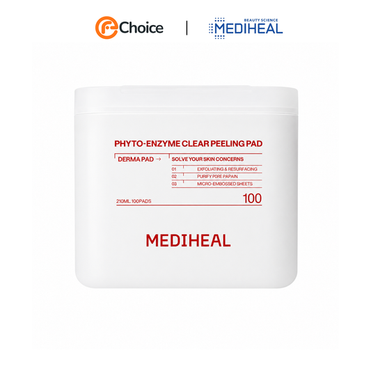 Toner Pad Tẩy Tế Bào Chết Dịu Nhẹ Mediheal Phyto-Enzyme Peeling Pad 90 Miếng