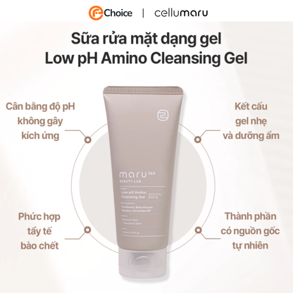 Gel rửa mặt MARU365 Beauty Lab cân bằng độ pH Low pH Amino Cleansing Gel 150ml