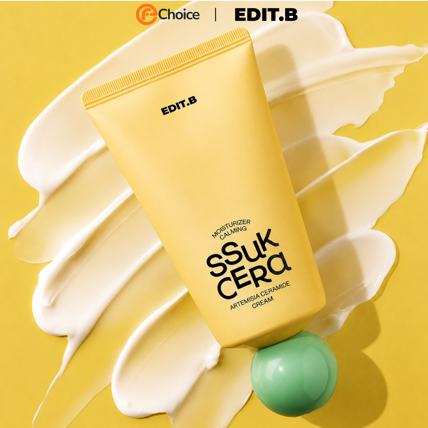 Kem Dưỡng Ẩm Làm Dịu Da Ngải Cứu EDIT.B Ssuk Ceramide Cream