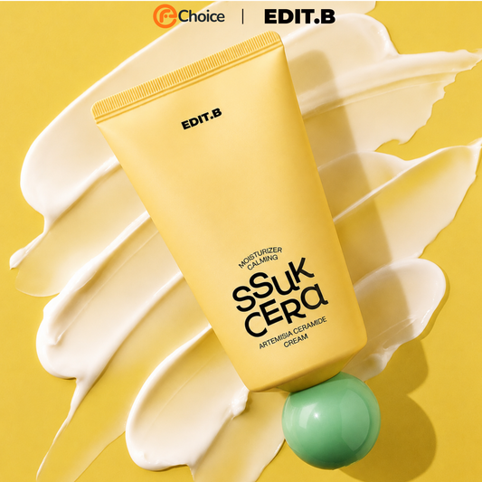 Kem Dưỡng Ẩm Làm Dịu Da Ngải Cứu EDIT.B Ssuk Ceramide Cream