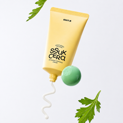 Kem Dưỡng Ẩm Làm Dịu Da Ngải Cứu EDIT.B Ssuk Ceramide Cream
