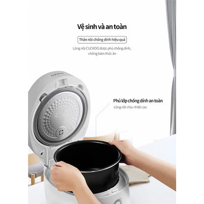 Nồi Cơm Điện Tử CUCKOO CR-0675F Phiên Bản Quốc Tế 1,08 Lít - Hàng Chính Hãng