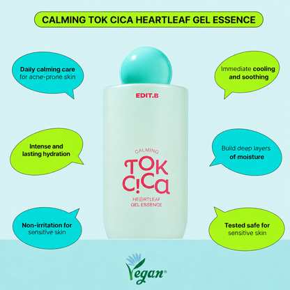 EDIT.B Calming Tok Cica Heartleaf – Công dụng