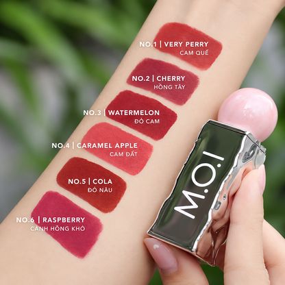 Son tint lì M.O.I Lollipops 4g – #3 Watermelon Đỏ cam