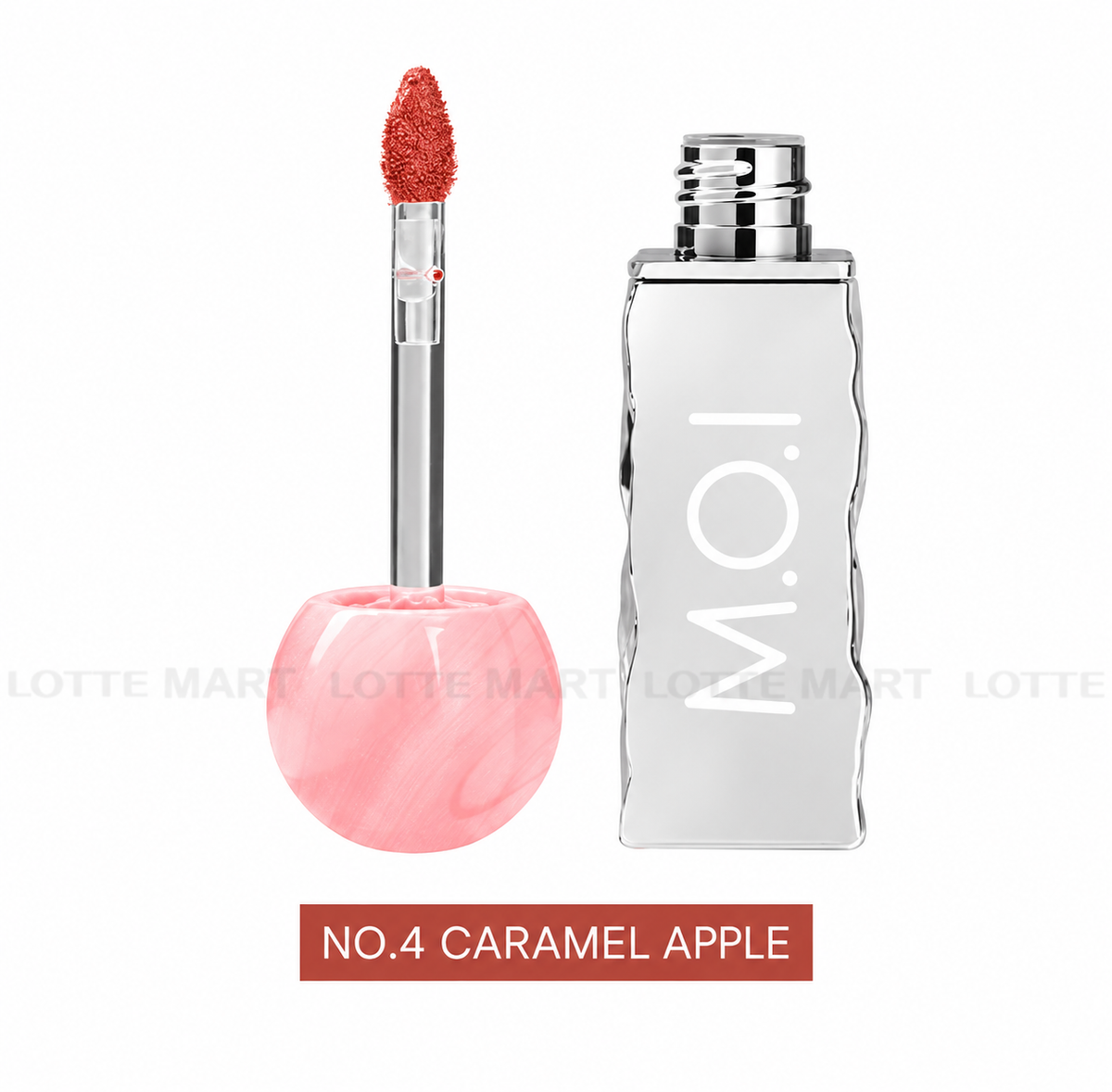 Son tint lì M.O.I Lollipops Matte Lasting – #4 Caramel Apple Cam đất