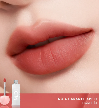 Son M.O.I Lollipops No.4 Caramel Apple cam đất trên môi