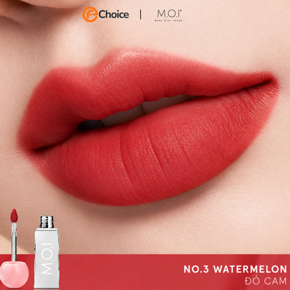Son tint lì M.O.I Lollipops 4g – #3 Watermelon Đỏ cam